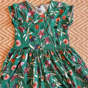 Tea Collection green floral dress